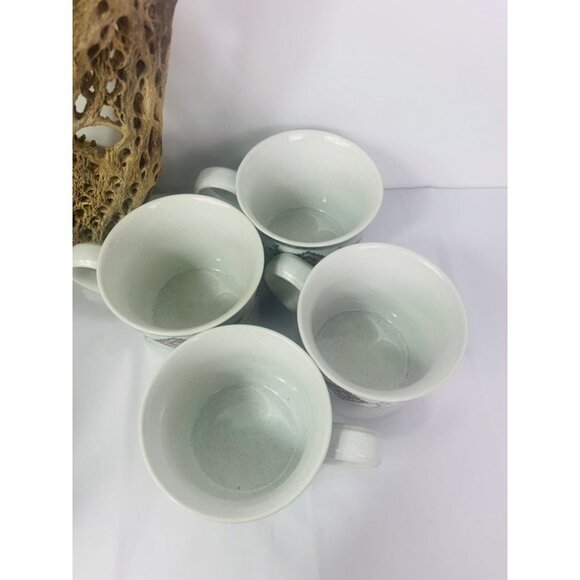4 Vintage Studio Nova Adirondack Y2201 Aztec Southwest Coffee Tea Cups  3" - Picture 6 of 8